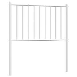 vidaXL Cabecero de metal blanco 80 cm