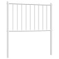 vidaXL Cabecero de metal blanco 80 cm