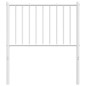 vidaXL Cabecero de metal blanco 80 cm