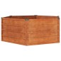 vidaXL Arriate oxidado de acero corten 129x129x45 cm vidaXL Arriate oxidado de acero corten 129x129x45 cm
