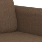 vidaXL Sofá de 2 plazas de tela marrón 140 cm vidaXL Sofá de 2 plazas de tela marrón 140 cm