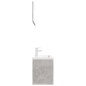 vidaXL Juego de muebles de baño madera de ingeniería gris hormigón vidaXL Juego de muebles de baño madera de ingeniería gris hormigón