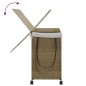 vidaXL Cesto para ropa sucia con ruedas ratán 60x35x60,5 cm vidaXL Cesto para ropa sucia con ruedas ratán 60x35x60,5 cm