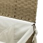 vidaXL Cesto para ropa sucia con ruedas ratán 60x35x60,5 cm vidaXL Cesto para ropa sucia con ruedas ratán 60x35x60,5 cm