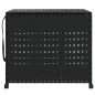 vidaXL Cesto para ropa sucia con ruedas ratán negro 66x35x60 cm vidaXL Cesto para ropa sucia con ruedas ratán negro 66x35x60 cm