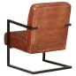vidaXL Sillón de cuero auténtico marrón vidaXL Sillón de cuero auténtico marrón
