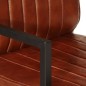 vidaXL Sillón de cuero auténtico marrón vidaXL Sillón de cuero auténtico marrón