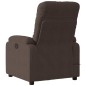 vidaXL Sillón reclinable de masaje tela de microfibra marrón vidaXL Sillón reclinable de masaje tela de microfibra marrón