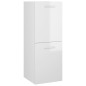 vidaXL Juego de muebles de baño madera de ingeniería blanco brillo vidaXL Juego de muebles de baño madera de ingeniería blanco brillo
