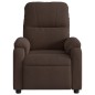 vidaXL Sillón reclinable de masaje tela de microfibra marrón vidaXL Sillón reclinable de masaje tela de microfibra marrón