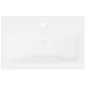 vidaXL Juego de muebles de baño madera de ingeniería blanco brillo vidaXL Juego de muebles de baño madera de ingeniería blanco brillo