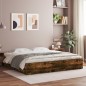 vidaXL Cama con cajones madera de ingeniería roble ahumado 180x200 cm vidaXL Cama con cajones madera de ingeniería roble ahumado 180x200 cm