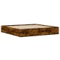 vidaXL Cama con cajones madera de ingeniería roble ahumado 180x200 cm vidaXL Cama con cajones madera de ingeniería roble ahumado 180x200 cm