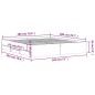 vidaXL Cama con cajones madera de ingeniería roble ahumado 180x200 cm vidaXL Cama con cajones madera de ingeniería roble ahumado 180x200 cm