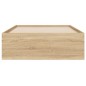 vidaXL Cama con cajones madera ingeniería roble Sonoma 100x200 cm vidaXL Cama con cajones madera ingeniería roble Sonoma 100x200 cm