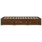 vidaXL Cama con cajones madera de ingeniería marrón roble 140x190 cm vidaXL Cama con cajones madera de ingeniería marrón roble 140x190 cm