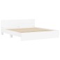 vidaXL Estructura de cama con cabecero blanca 180x200 cm vidaXL Estructura de cama con cabecero blanca 180x200 cm