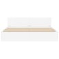 vidaXL Estructura de cama con cabecero blanca 180x200 cm vidaXL Estructura de cama con cabecero blanca 180x200 cm