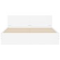 vidaXL Estructura de cama con cabecero blanca 150x200 cm vidaXL Estructura de cama con cabecero blanca 150x200 cm