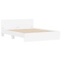 vidaXL Estructura de cama con cabecero blanca 140x200 cm vidaXL Estructura de cama con cabecero blanca 140x200 cm