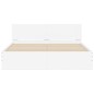 vidaXL Estructura de cama con cabecero blanca 140x200 cm vidaXL Estructura de cama con cabecero blanca 140x200 cm
