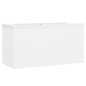 vidaXL Mueble con lavabo madera de ingeniería blanco vidaXL Mueble con lavabo madera de ingeniería blanco