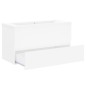 vidaXL Mueble con lavabo madera de ingeniería blanco vidaXL Mueble con lavabo madera de ingeniería blanco