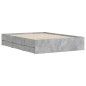 vidaXL Cama con cajones madera de ingeniería gris hormigón 120x190 cm vidaXL Cama con cajones madera de ingeniería gris hormigón 120x190 cm