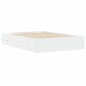 vidaXL Cama con cajones madera de ingeniería blanco 120x200 cm vidaXL Cama con cajones madera de ingeniería blanco 120x200 cm