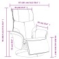 vidaXL Sillón reclinable masaje con reposapiés cuero sintético marrón vidaXL Sillón reclinable masaje con reposapiés cuero sintético marrón