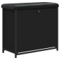vidaXL Banco zapatero con cajón abatible negro 62x32x56 cm vidaXL Banco zapatero con cajón abatible negro 62x32x56 cm