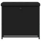 vidaXL Banco zapatero con cajón abatible negro 62x32x56 cm vidaXL Banco zapatero con cajón abatible negro 62x32x56 cm