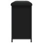 vidaXL Banco zapatero con cajón abatible negro 62x32x56 cm vidaXL Banco zapatero con cajón abatible negro 62x32x56 cm