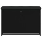 vidaXL Banco zapatero con cajón abatible negro 82x32x56 cm vidaXL Banco zapatero con cajón abatible negro 82x32x56 cm