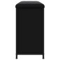 vidaXL Banco zapatero con cajón abatible negro 82x32x56 cm vidaXL Banco zapatero con cajón abatible negro 82x32x56 cm