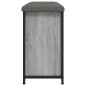vidaXL Banco zapatero con cajón abatible gris Sonoma 62x32x56 cm vidaXL Banco zapatero con cajón abatible gris Sonoma 62x32x56 cm