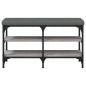 vidaXL Banco zapatero madera de ingeniería gris Sonoma 82x32x47 cm vidaXL Banco zapatero madera de ingeniería gris Sonoma 82x32x47 cm