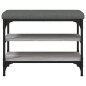 vidaXL Banco zapatero madera de ingeniería gris Sonoma 62x32x47 cm vidaXL Banco zapatero madera de ingeniería gris Sonoma 62x32x47 cm