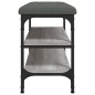 vidaXL Banco zapatero madera de ingeniería gris Sonoma 62x32x47 cm vidaXL Banco zapatero madera de ingeniería gris Sonoma 62x32x47 cm