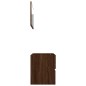 vidaXL Set de muebles baño 2 pzas madera contrachapada marrón roble vidaXL Set de muebles baño 2 pzas madera contrachapada marrón roble