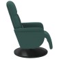 vidaXL Sillón reclinable masaje con reposapiés terciopelo verde oscuro vidaXL Sillón reclinable masaje con reposapiés terciopelo verde oscuro