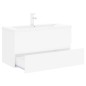 vidaXL Mueble con lavabo madera de ingeniería blanco vidaXL Mueble con lavabo madera de ingeniería blanco