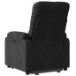 vidaXL Sillón masaje eléctrico reclinable elevable tela negro vidaXL Sillón masaje eléctrico reclinable elevable tela negro
