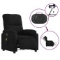 vidaXL Sillón masaje eléctrico reclinable elevable tela negro vidaXL Sillón masaje eléctrico reclinable elevable tela negro