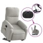 vidaXL Sillón masaje eléctrico reclinable elevable tela gris claro vidaXL Sillón masaje eléctrico reclinable elevable tela gris claro