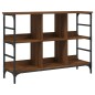 vidaXL Aparador de madera de ingeniería marrón roble 102x32x73,5 cm vidaXL Aparador de madera de ingeniería marrón roble 102x32x73,5 cm