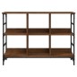 vidaXL Aparador de madera de ingeniería marrón roble 102x32x73,5 cm vidaXL Aparador de madera de ingeniería marrón roble 102x32x73,5 cm
