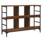 vidaXL Aparador de madera de ingeniería marrón roble 102x32x73,5 cm vidaXL Aparador de madera de ingeniería marrón roble 102x32x73,5 cm