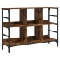 vidaXL Aparador de madera de ingeniería roble ahumado 102x32x73,5 cm vidaXL Aparador de madera de ingeniería roble ahumado 102x32x73,5 cm