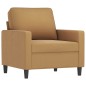 vidaXL Sillón de terciopelo marrón 60 cm vidaXL Sillón de terciopelo marrón 60 cm